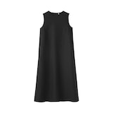 婦人　リネン　洗いざらし　スリーブレスワンピース