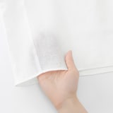 婦人　リネン　洗いざらし　半袖ブラウス