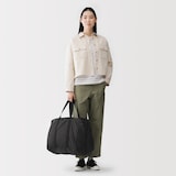 たためる　撥水　旅に便利な　ボストンバッグ