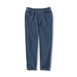 キッズ　ジャージーストレッチデニム調レギンスパンツ