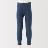 キッズ　ジャージーストレッチデニム調レギンスパンツ