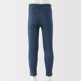 キッズ　ジャージーストレッチデニム調レギンスパンツ