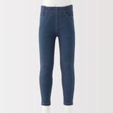 キッズ　ジャージーストレッチデニム調レギンスパンツ