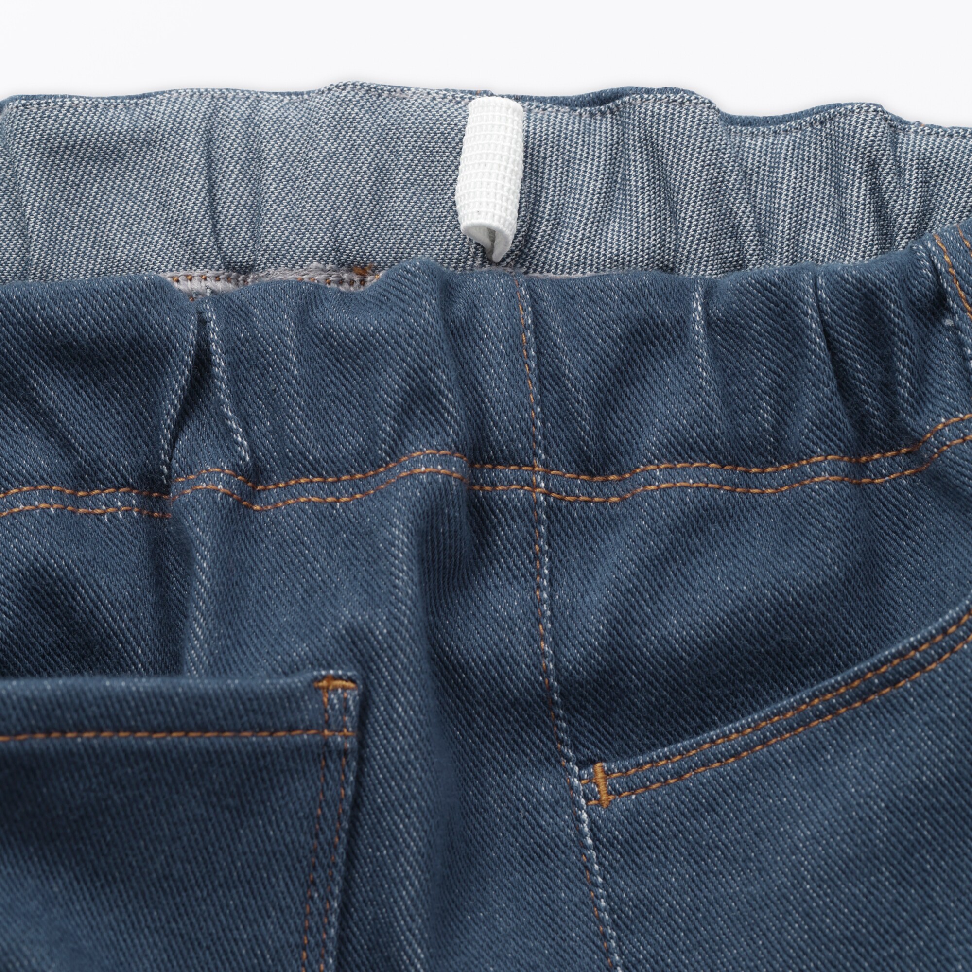 キッズ　ジャージーストレッチデニム調レギンスパンツ