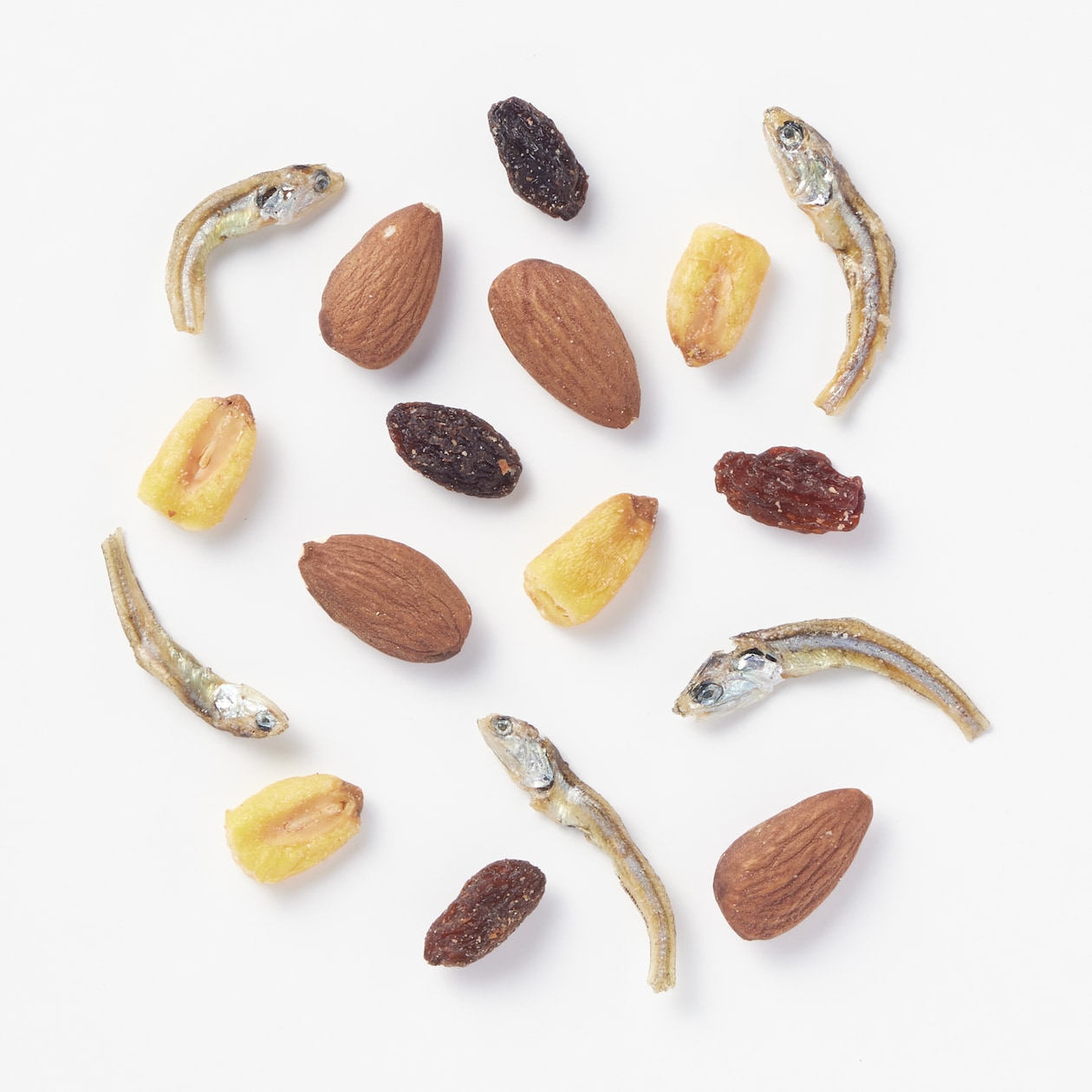 素材の栄養おやつ　カルシウム　小魚＆アーモンド