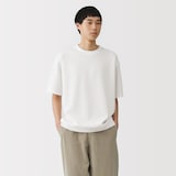 紳士　ＵＶカット乾きやすいワッフルクルーネック半袖Ｔシャツ