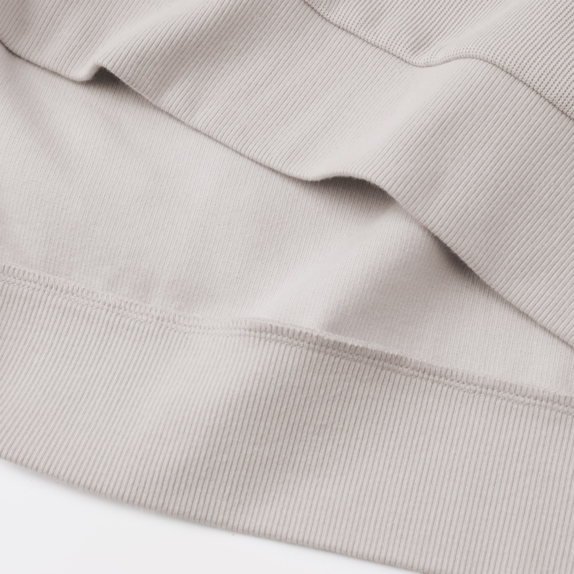 紳士　二重編みクルーネックプルオーバー