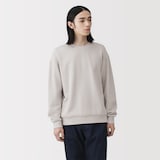 紳士　二重編みクルーネックプルオーバー