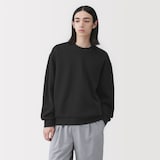 紳士　二重編みクルーネックプルオーバー