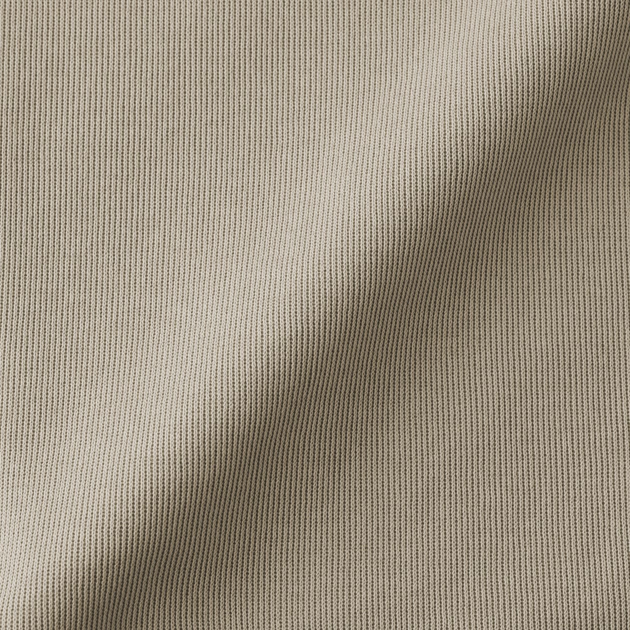 紳士　二重編みクルーネックプルオーバー