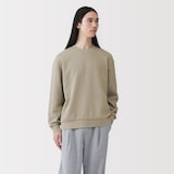 紳士　二重編みクルーネックプルオーバー