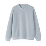 紳士　二重編みクルーネックプルオーバー