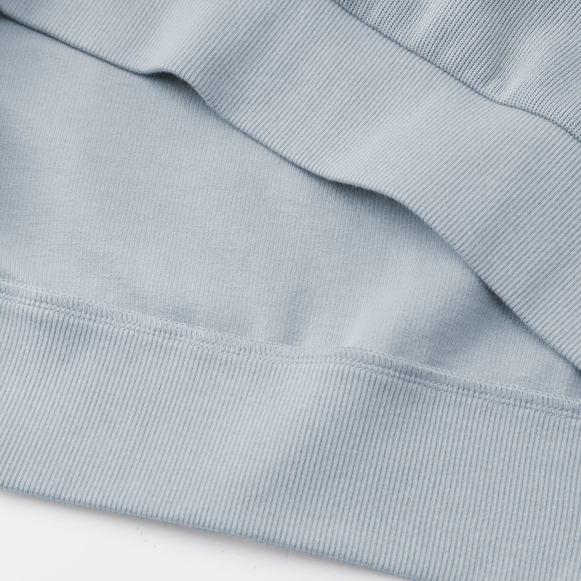 紳士　二重編みクルーネックプルオーバー