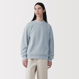 紳士　二重編みクルーネックプルオーバー