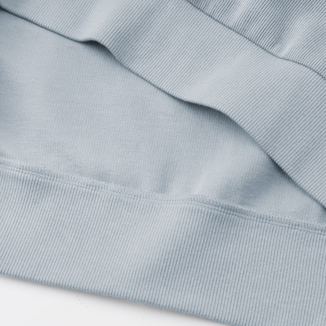 紳士　二重編みクルーネックプルオーバー