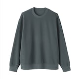 紳士　二重編みクルーネックプルオーバー