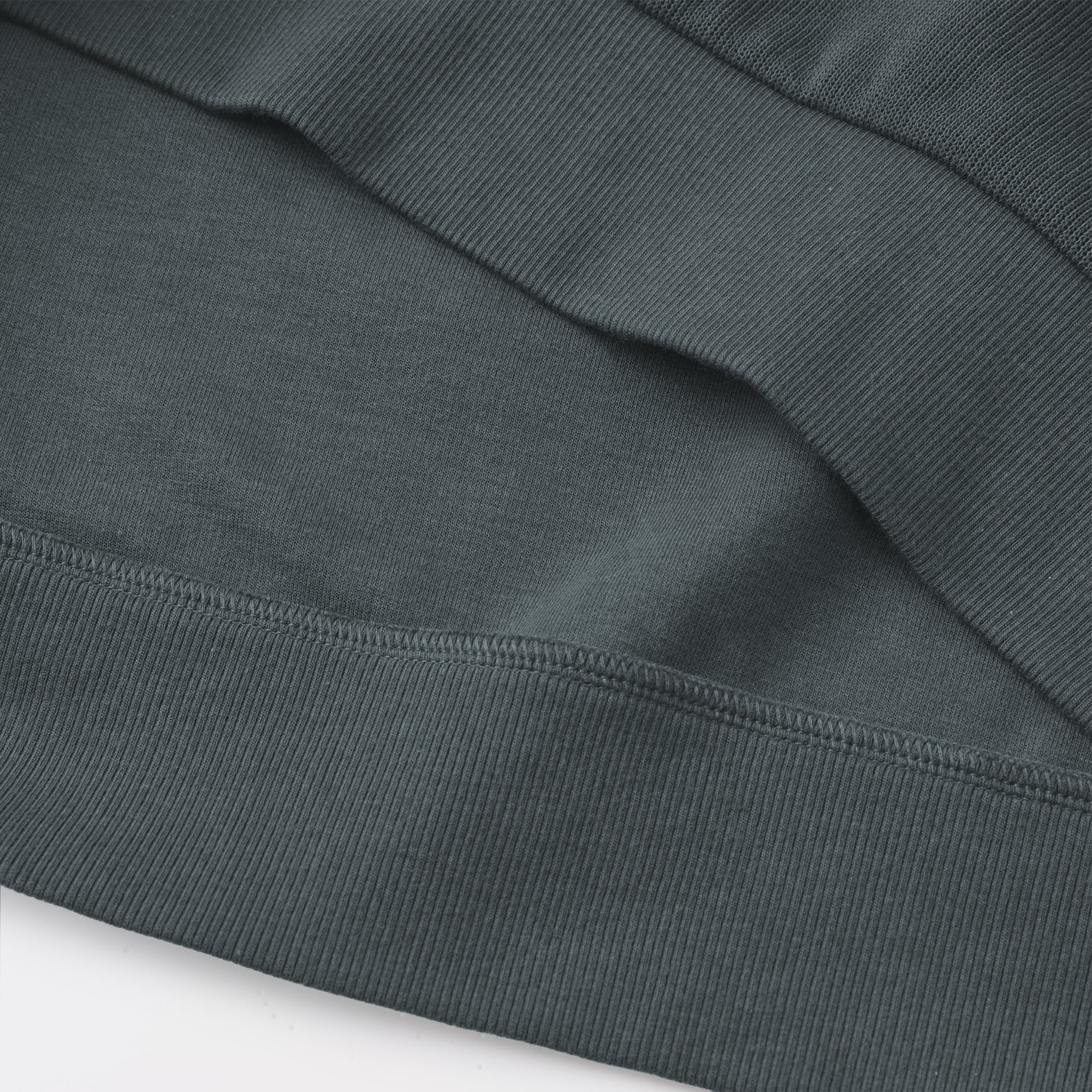 紳士　二重編み衿付きプルオーバー