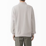 紳士　二重編み衿付きプルオーバー