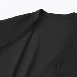 紳士　二重編みＶネックカーディガン