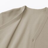 紳士　二重編みＶネックカーディガン