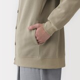 紳士　二重編みＶネックカーディガン