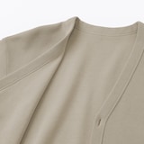 紳士　二重編みＶネックカーディガン