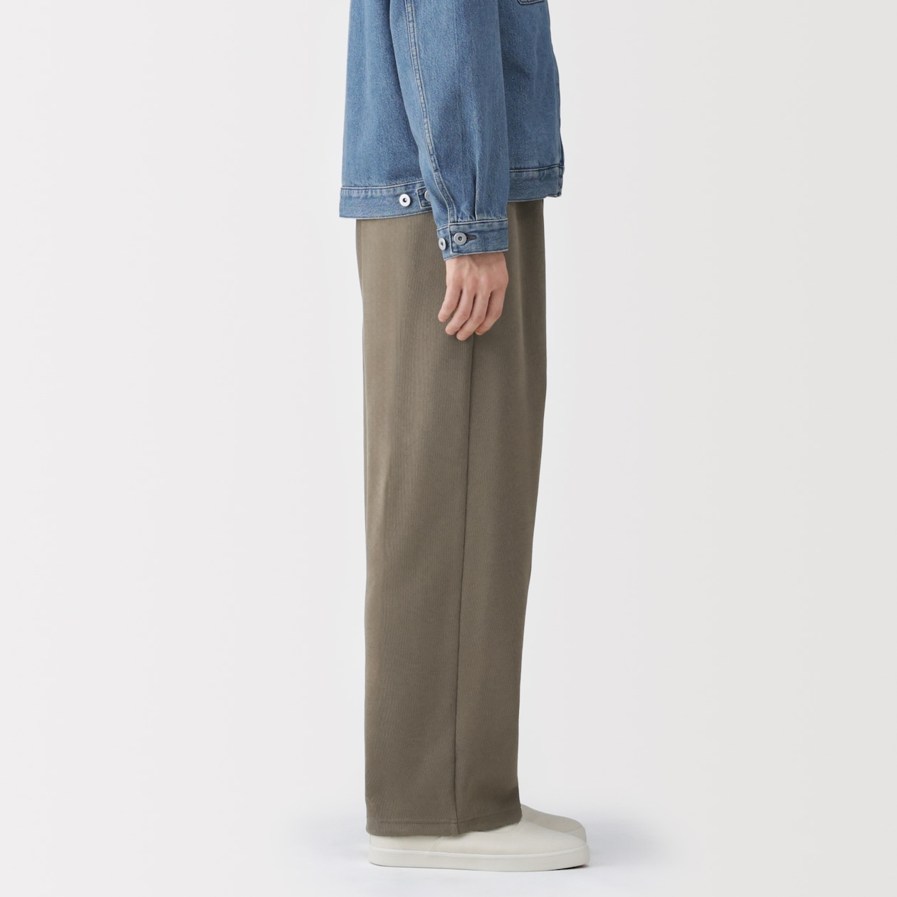 紳士　二重編みスウェットパンツ