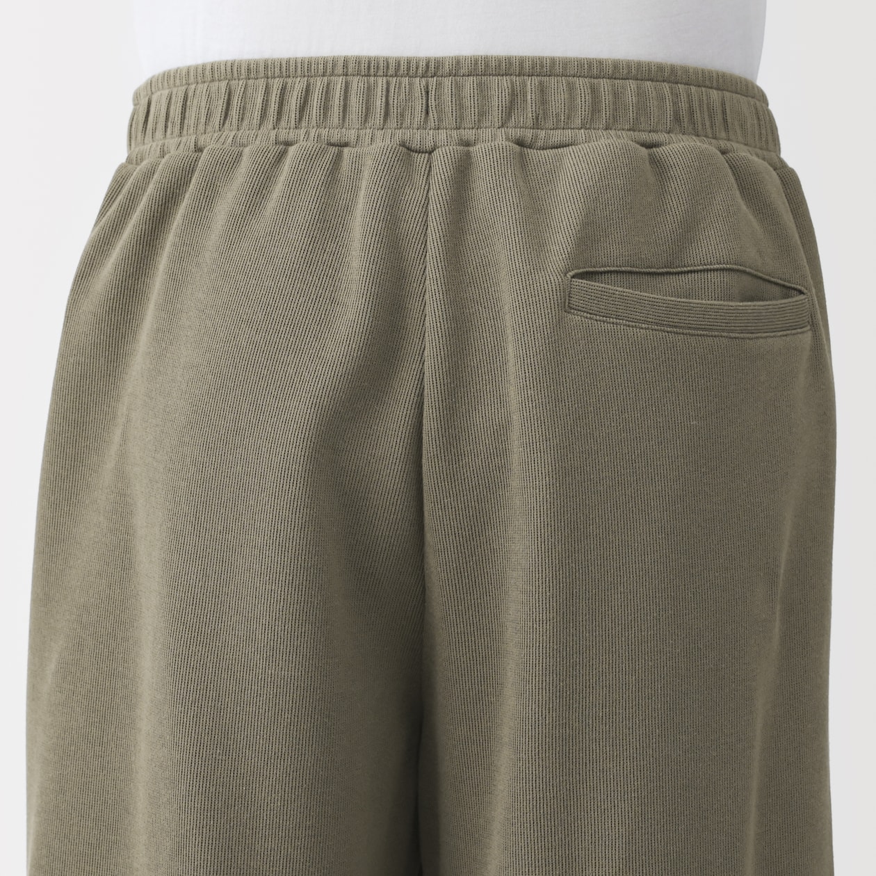 紳士　二重編みスウェットパンツ