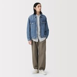 紳士　二重編みスウェットパンツ