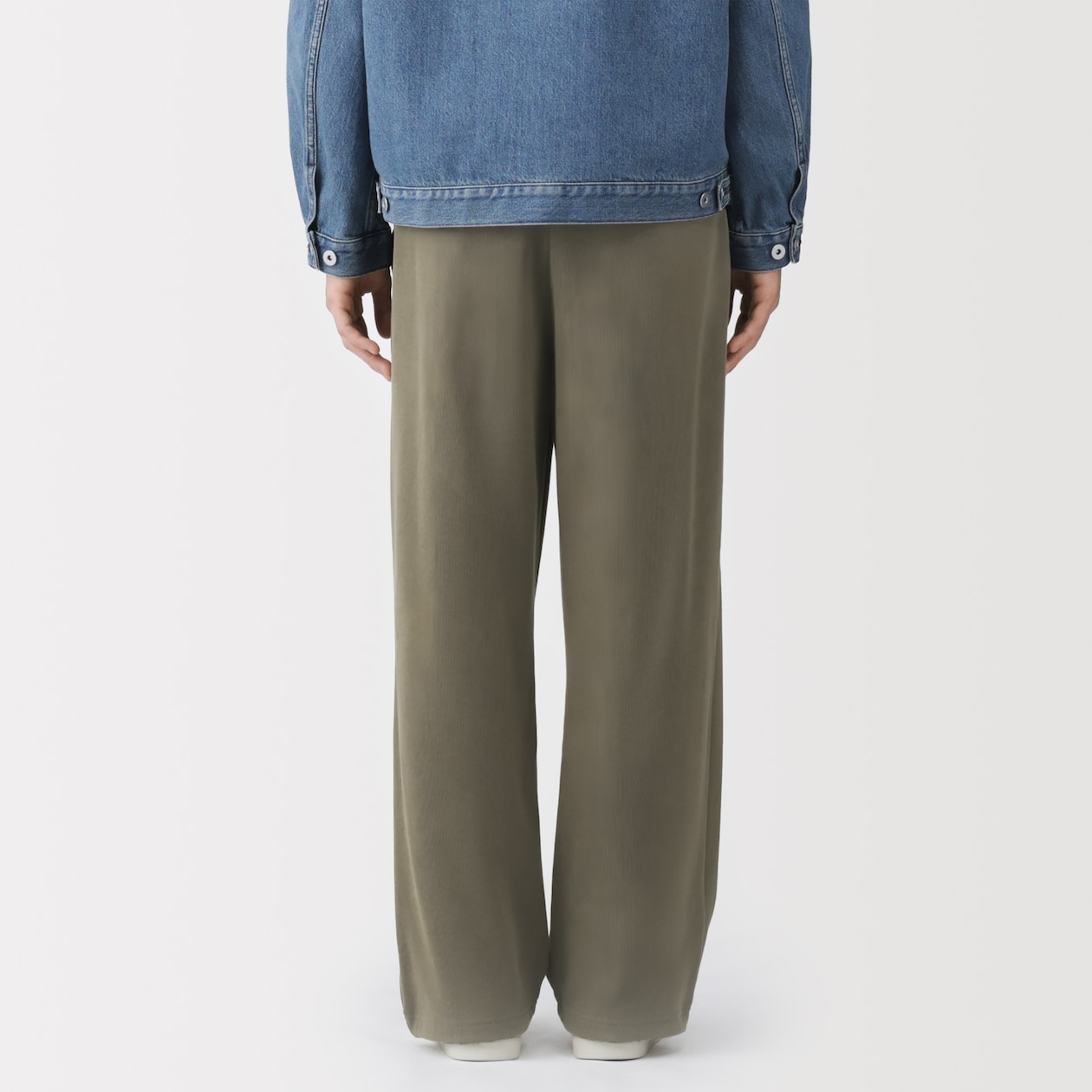 紳士　二重編みスウェットパンツ