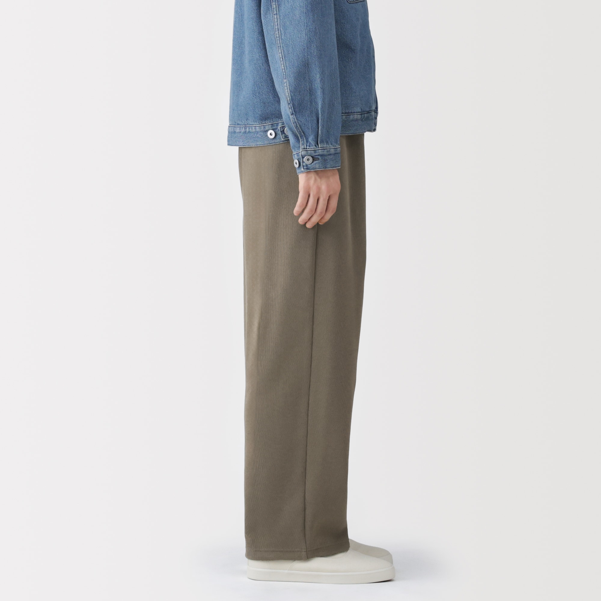 紳士　二重編みスウェットパンツ