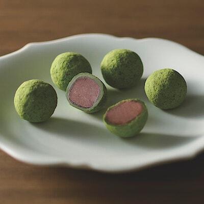 【１１月中旬発売予定】生チョコ入り　抹茶トリュフ　４０ｇ