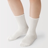 婦人　足なり直角　履き口やわらか　全体が良く伸びる靴下