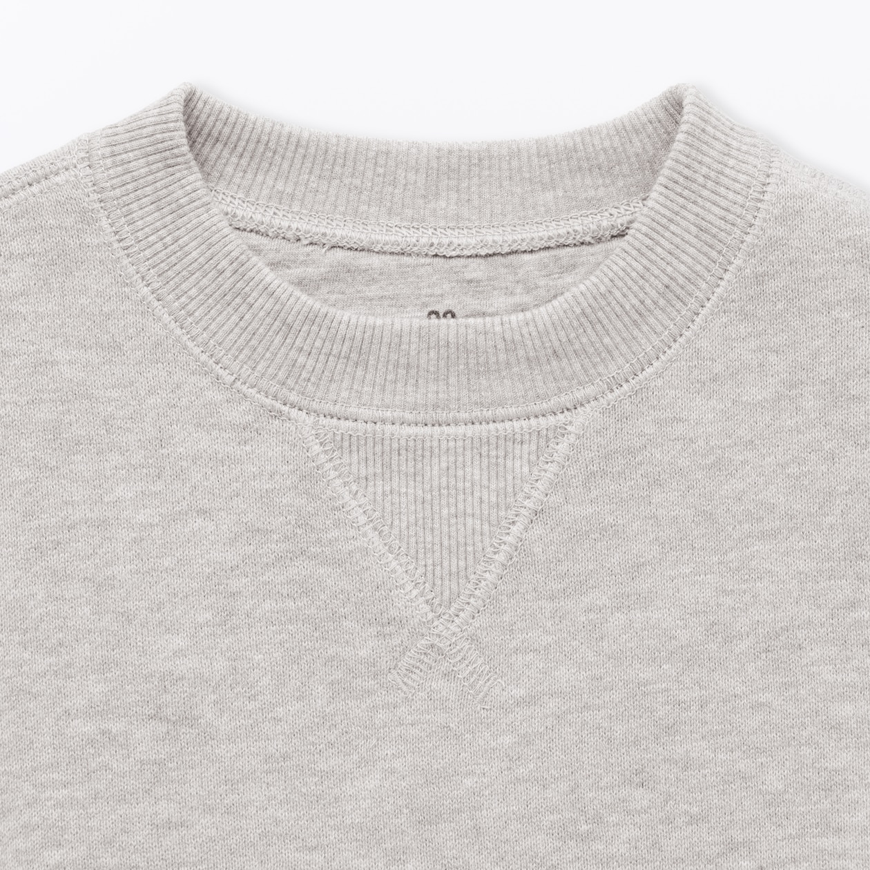 ベビー　あたまするっと　裏毛スウェットシャツ