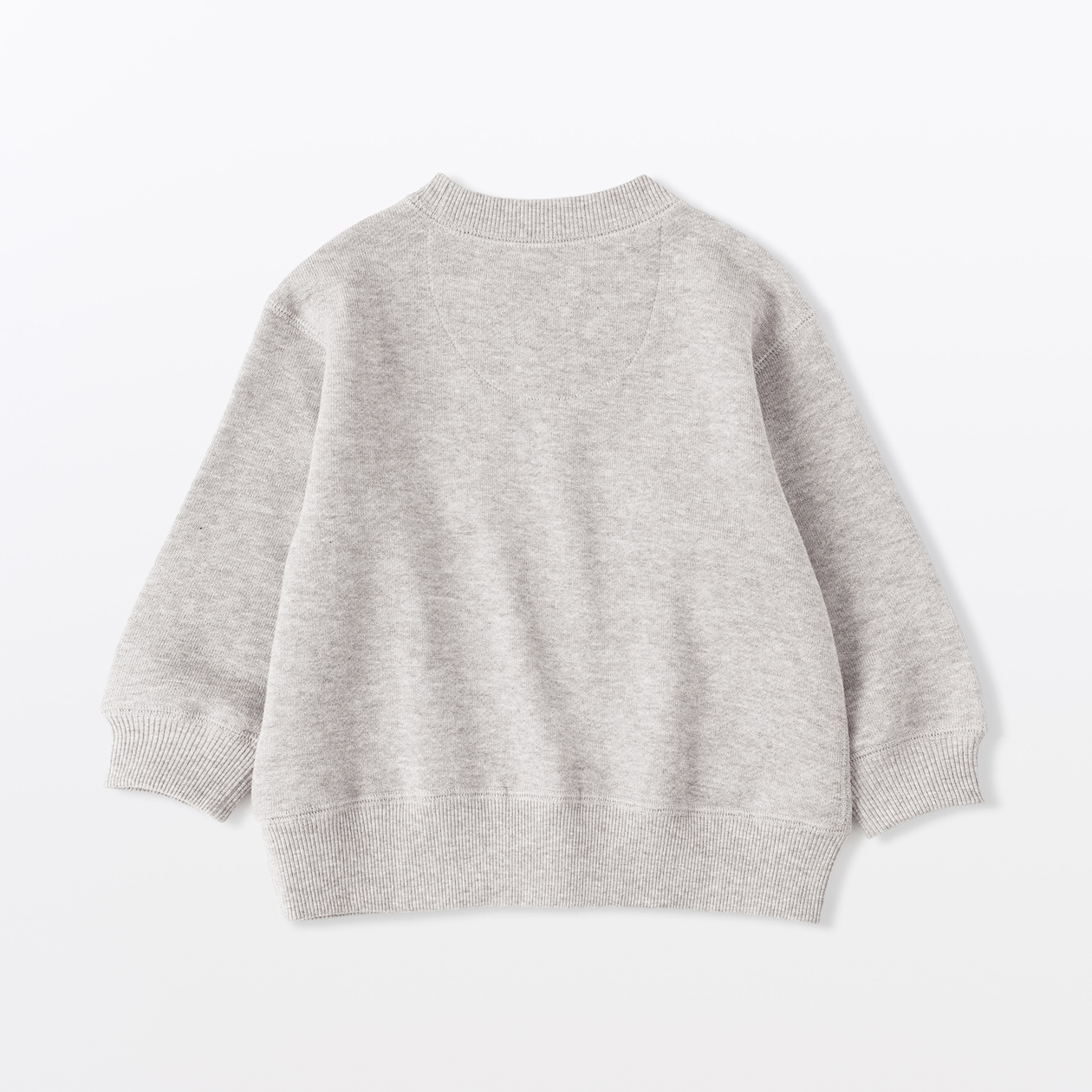 ベビー　あたまするっと　裏毛スウェットシャツ