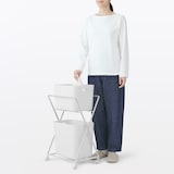 アルミ　たためる軽量　ランドリーワゴン