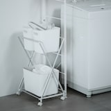 アルミ　たためる軽量　ランドリーワゴン