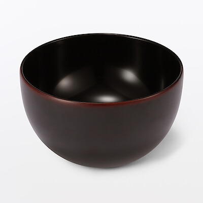 【１１月中旬発売予定】河和田塗り　ボウル／小　溜漆・約直径６．５×高さ４ｃｍ