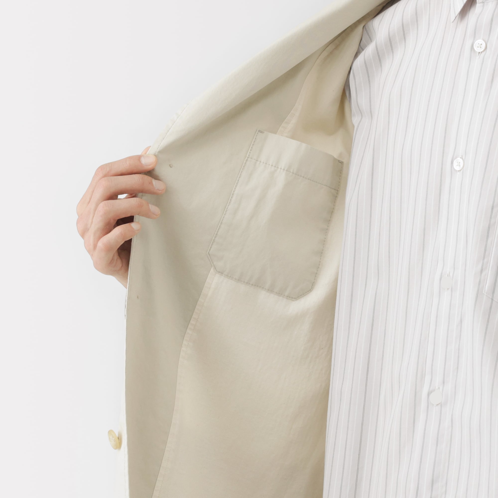 紳士　コットンライトキャンバス　アトリエコート