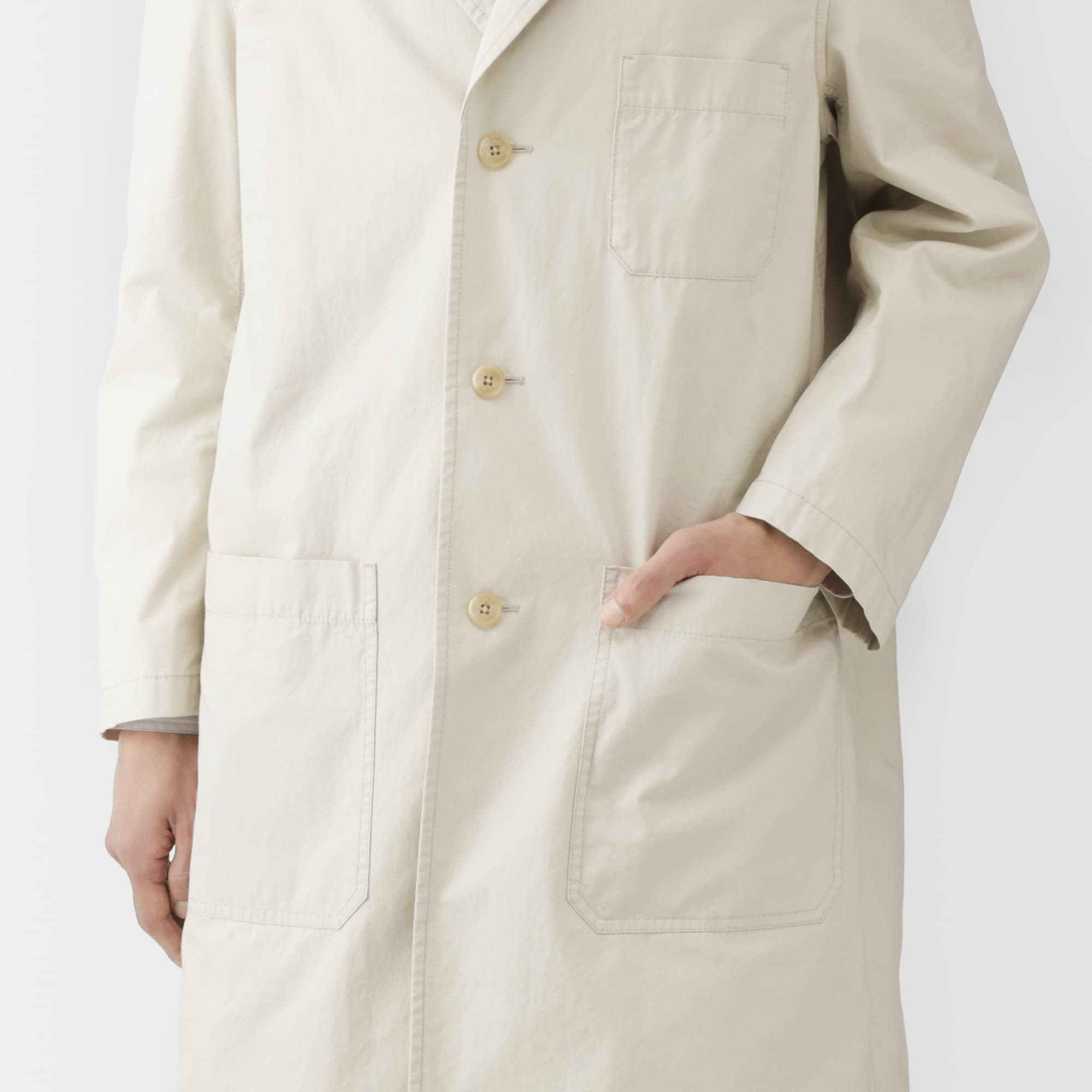 紳士　コットンライトキャンバス　アトリエコート