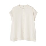 婦人　風を通す　フレンチスリーブブラウス