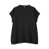 婦人　風を通す　フレンチスリーブブラウス