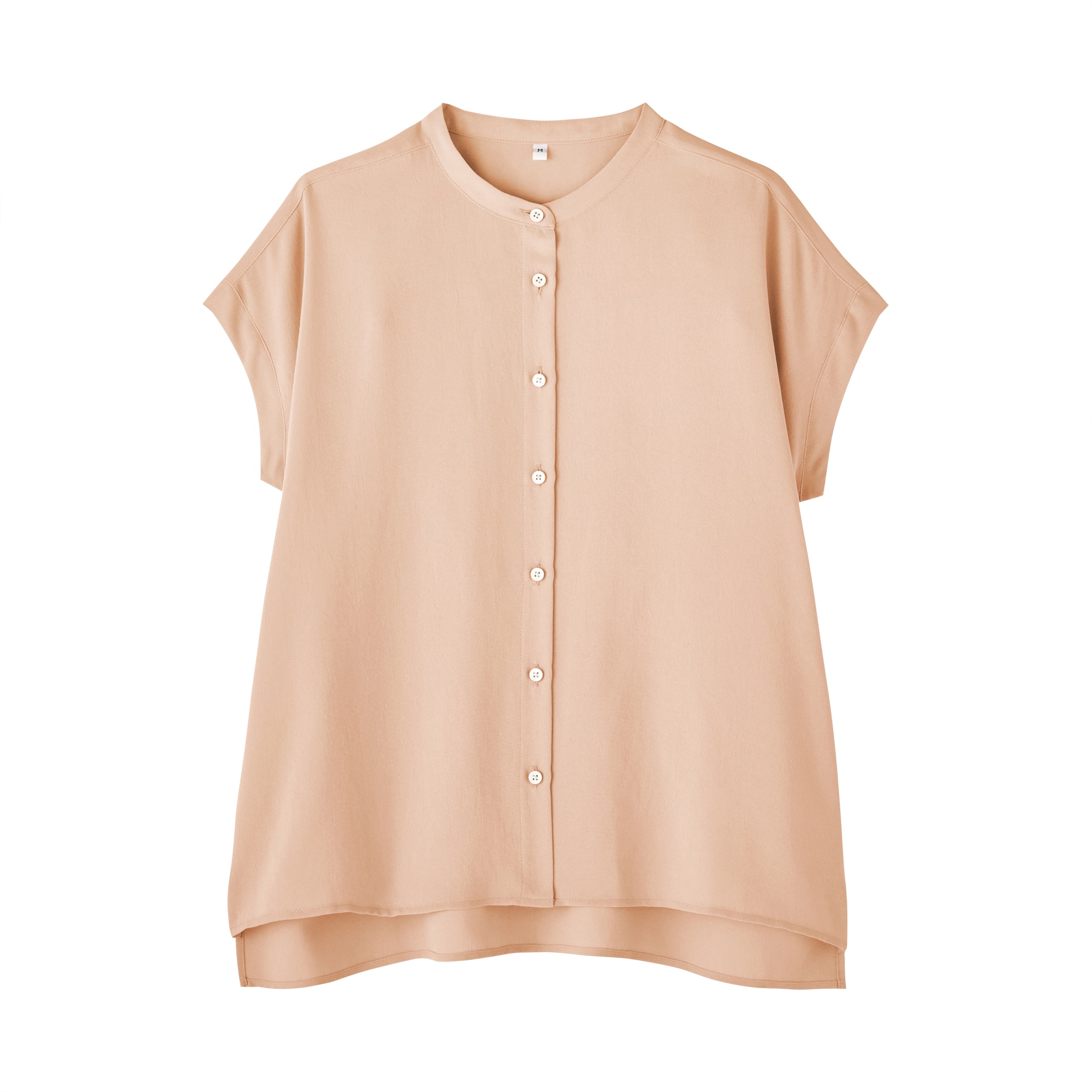 婦人　風を通す　フレンチスリーブブラウス