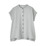 婦人　風を通す　フレンチスリーブブラウス