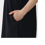 婦人　風を通す　ストレッチサッカーサロペット