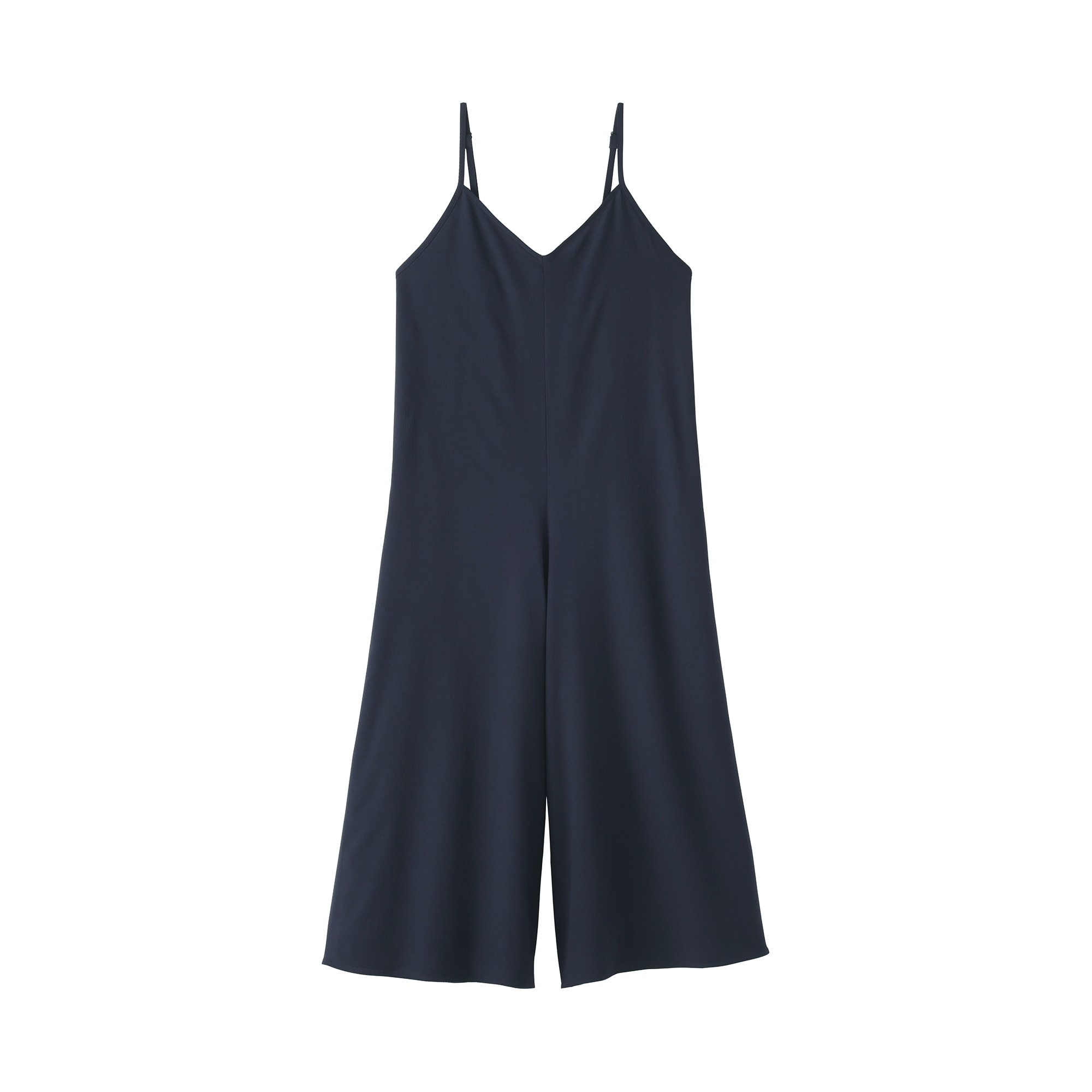 婦人　風を通す　ストレッチサッカーサロペット