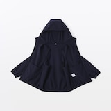 婦人　風を通すストレッチサッカー　ＵＶカット　フルジップパーカ