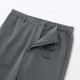 紳士　風を通すストレッチサッカーノータックパンツ