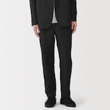 紳士　風を通すストレッチサッカーノータックパンツ