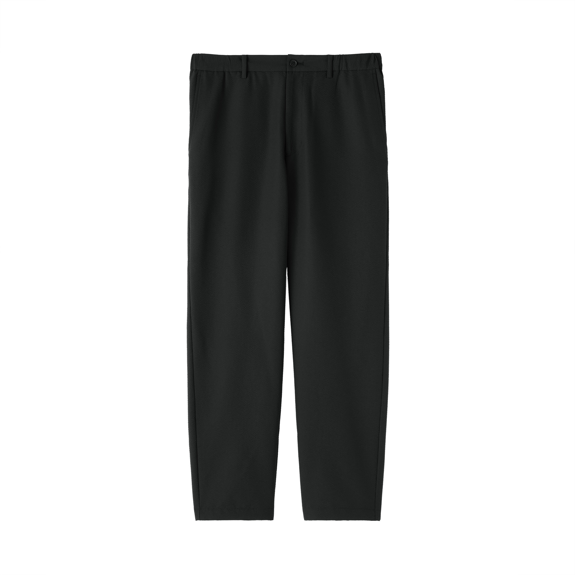 紳士　風を通すストレッチサッカーノータックパンツ